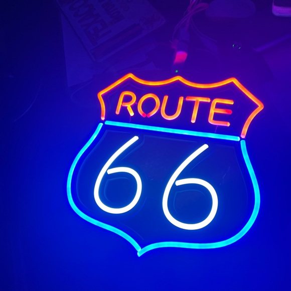 ROUTE 66 NEON LED SIGN - Picture 5 of 5